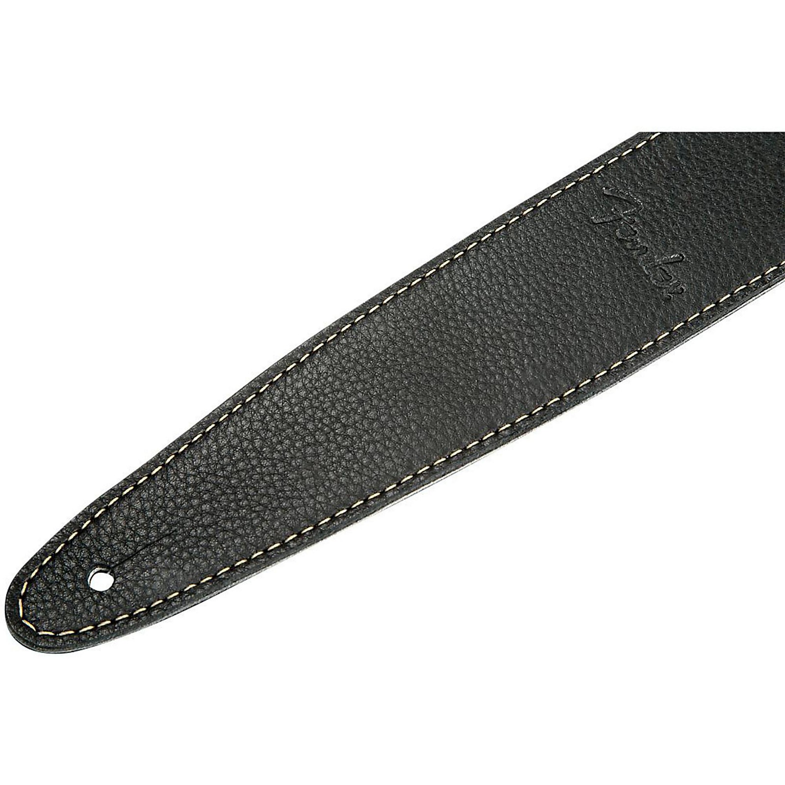 Fender Artisan Leather Guitar Strap Black | Guitar Center