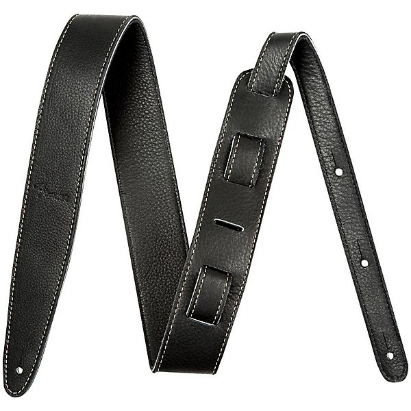 Fender Artisan Leather Guitar Strap Black