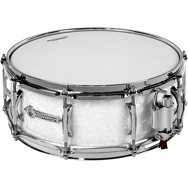 Black Swamp Percussion Dynamicx BackBeat Snare Drum 14 x 5.5 in. White Marine Pearl