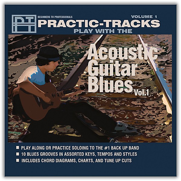 Practice Tracks Acoustic Guitar Blues Vol 1 Play Along CD