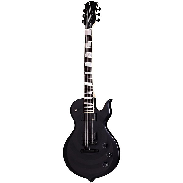 Open Box Wylde Audio Odin Electric Guitar Satin Black Bullseye
