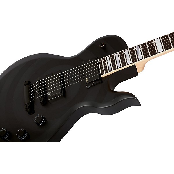 Open Box Wylde Audio Odin Electric Guitar Satin Black Bullseye