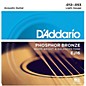 D'Addario NB1152 Nickel Bronze Custom Light Acoustic Strings 2-Pack with EJ16 Phosphor Bronze Light Single-Pack