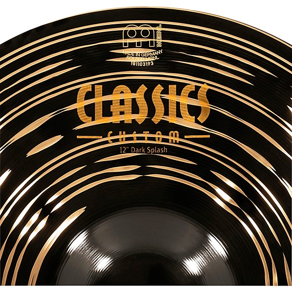 MEINL Classics Custom Dark Splash Cymbal 12 in.
