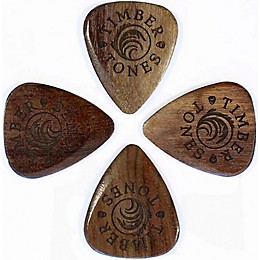 Timber Tones Grip Indian Chestnut Guitar Picks 2.50 mm 4 Pack