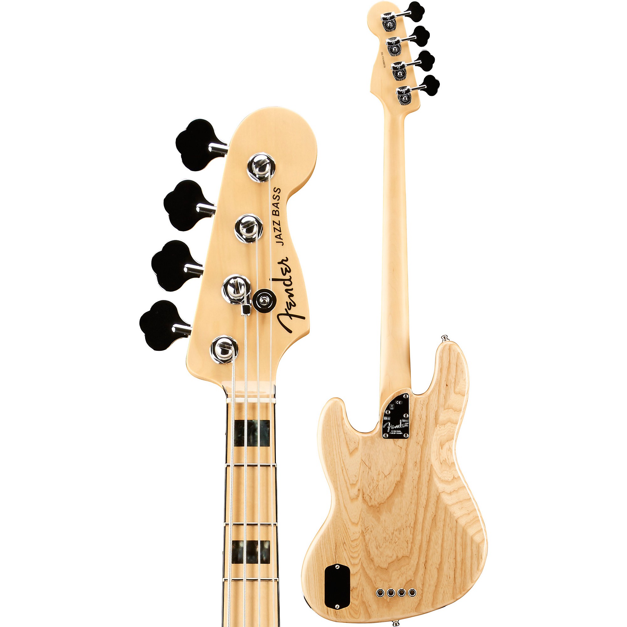 Fender American Elite Jazz Bass Maple Fingerboard Natural | Guitar