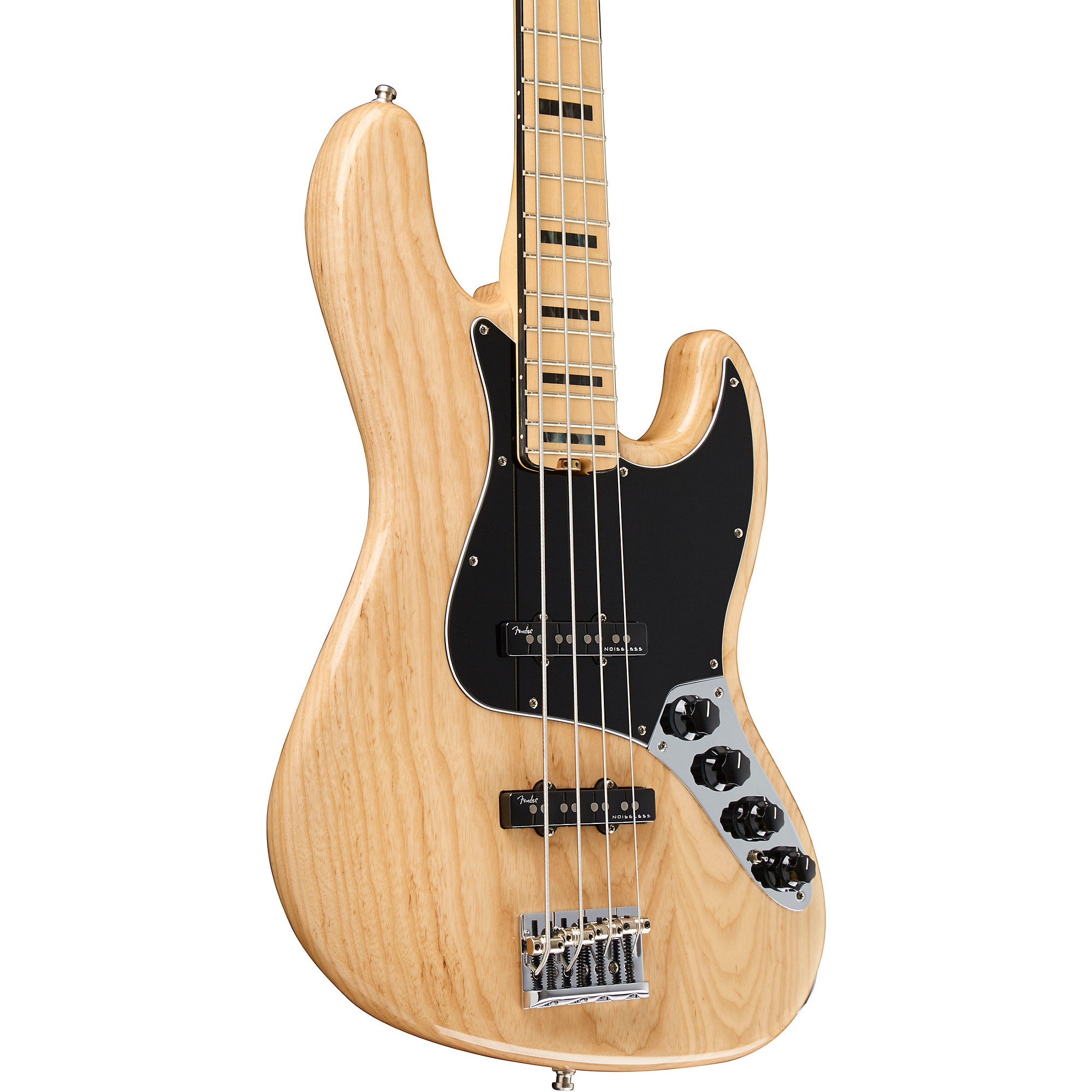 Fender American Elite Jazz Bass Maple Fingerboard Natural | Guitar