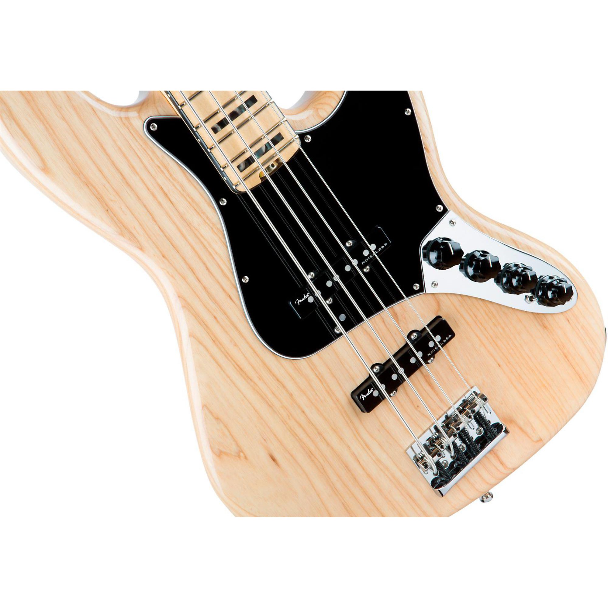 Fender American Elite Jazz Bass Maple Fingerboard Natural | Guitar
