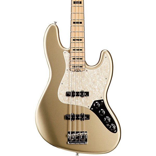 Fender American Elite Jazz Bass Maple Fingerboard Champagne