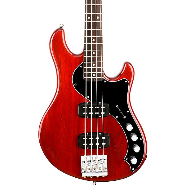 Open Box Fender American Elite Dimension Bass IV HH - Rosewood Level 2 Cayenne Burst 888366058190