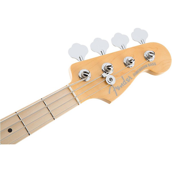 Fender American Elite Dimension Bass HH Maple Fingerboard Natural