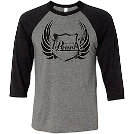 Pearl Baseball Tee XX Large Black/Gray Pearl Baseball Tee Small Black/Gray