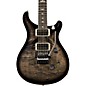 PRS Floyd Custom 24 Carved Flame Maple Top with Nickel Hardware Solid Body Electric Guitar Charcoal Burst thumbnail
