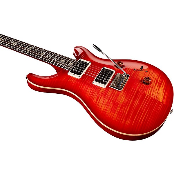 PRS Custom 24 Carved Flame Maple 10 Top with Nickel Hardware Solidbody Electric Guitar Blood Orange