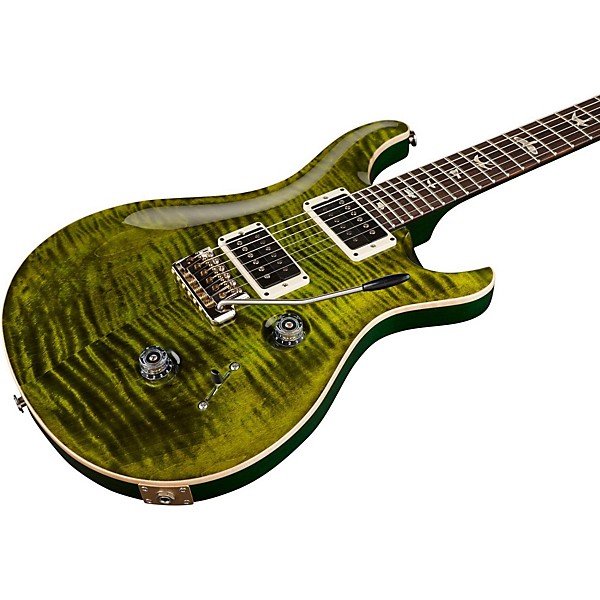PRS Custom 24 Carved Flame Maple Top with Nickel Hardware Electric Guitar Jade