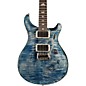 PRS Custom 24 Carved Flame Maple Top with Nickel Hardware Electric Guitar Faded Whale Blue thumbnail