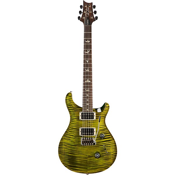 PRS Custom 24 Carved Flame Maple 10 Top with Nickel Hardware Solidbody Electric Guitar Jade