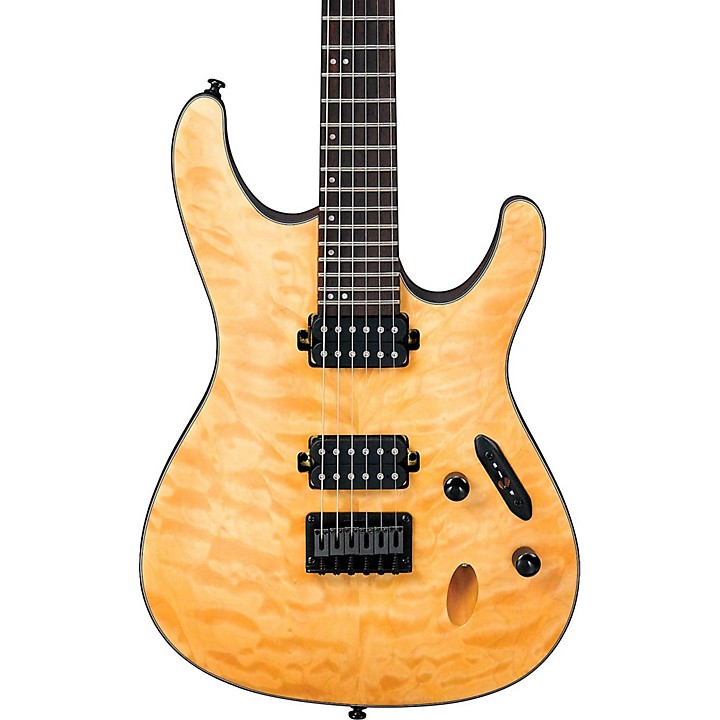 Open Box Ibanez S Series S621QM Electric Guitar Vintage Natural
