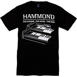 Hammond B3 T-Shirt Small Black