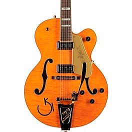 Gretsch Guitars G6120T-55 Vintage Select Edition '55 Chet Atkins Hollowbody With Bigsby Vintage Orange Stain