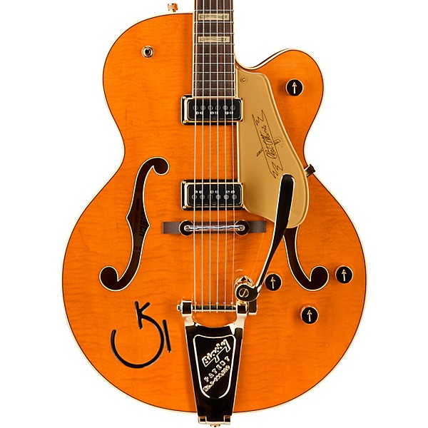 Gretsch Guitars G6120T-55 Vintage Select Edition '55 Chet Atkins Hollowbody With Bigsby Vintage Orange Stain
