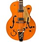 Gretsch Guitars G6120T-55 Vintage Select Edition '55 Chet Atkins Hollowbody with Bigsby Vintage Orange Stain thumbnail