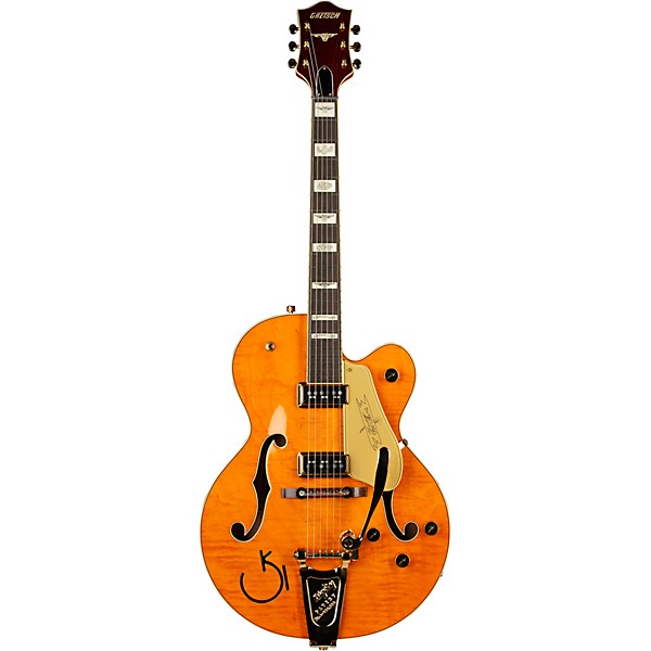 Gretsch Guitars G6120T-55 Vintage Select Edition '55 Chet Atkins Hollowbody With Bigsby Vintage Orange Stain