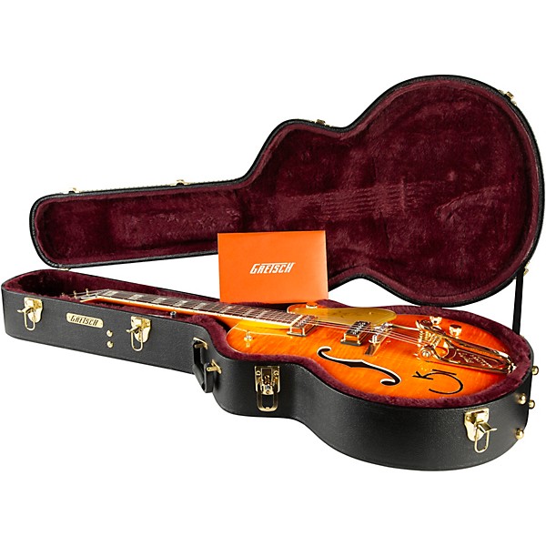 Gretsch Guitars G6120T-55 Vintage Select Edition '55 Chet Atkins Hollowbody With Bigsby Vintage Orange Stain