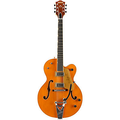 Gretsch Guitars G6120t-59 Vintage Select Edition '59 Chet Atkins Hollowbody With Bigsby Vintage Orange Stain for sale
