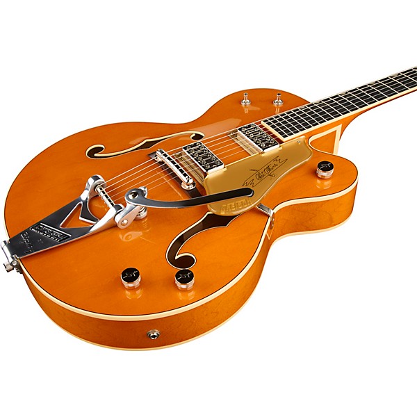 Gretsch Guitars G6120T-59 Vintage Select Edition '59 Chet Atkins Hollowbody With Bigsby Vintage Orange Stain