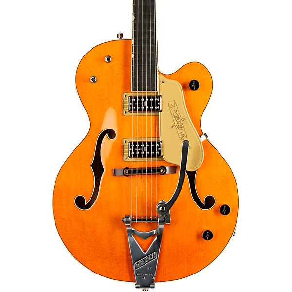 Gretsch Guitars G6120T-59 Vintage Select Edition '59 Chet Atkins Hollowbody With Bigsby Vintage Orange Stain