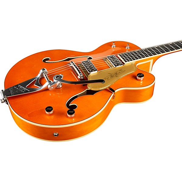 Gretsch Guitars G6120T-59 Vintage Select Edition '59 Chet Atkins Hollowbody With Bigsby Vintage Orange Stain