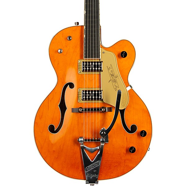 Gretsch Guitars G6120T-59 Vintage Select Edition '59 Chet Atkins Hollowbody With Bigsby Vintage Orange Stain