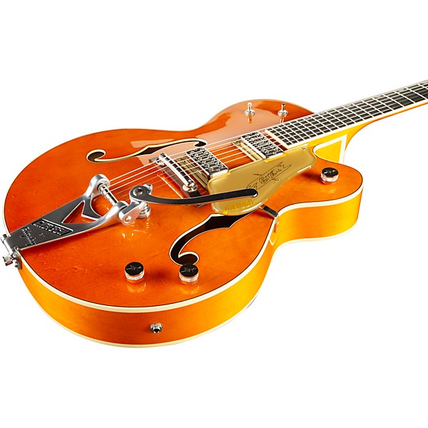 Gretsch Guitars G6120T-59 Vintage Select Edition '59 Chet Atkins Hollowbody With Bigsby Vintage Orange Stain