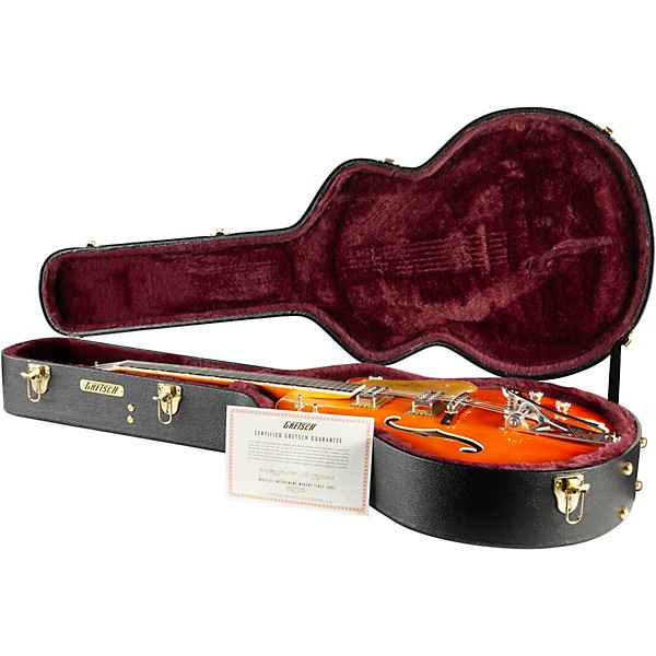 Gretsch Guitars G6120T-59 Vintage Select Edition '59 Chet Atkins Hollowbody With Bigsby Vintage Orange Stain