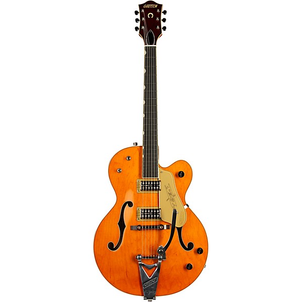 Gretsch Guitars G6120T-59 Vintage Select Edition '59 Chet Atkins Hollowbody With Bigsby Vintage Orange Stain