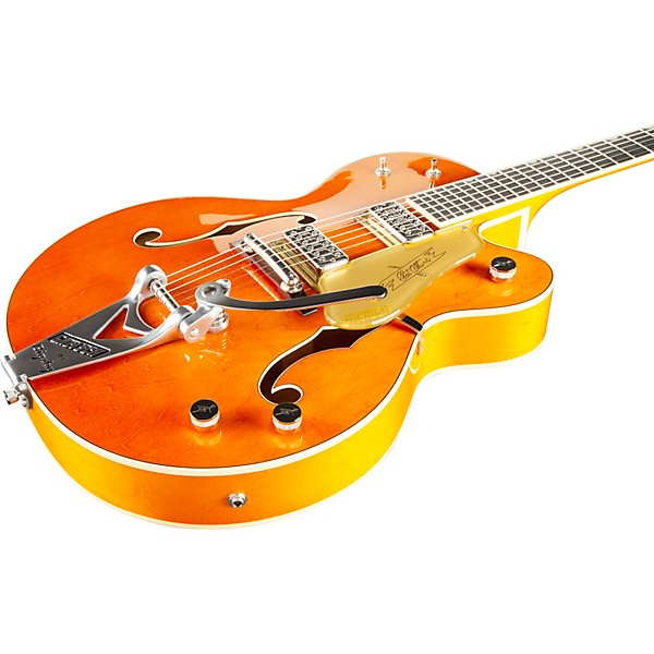 Gretsch Guitars G6120T-59 Vintage Select Edition '59 Chet Atkins Hollowbody With Bigsby Vintage Orange Stain