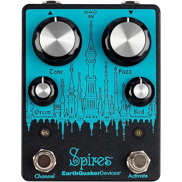 Open Box EarthQuaker Devices Spires - Nu Face Double Fuzz Guitar Effects Pedal Level 1