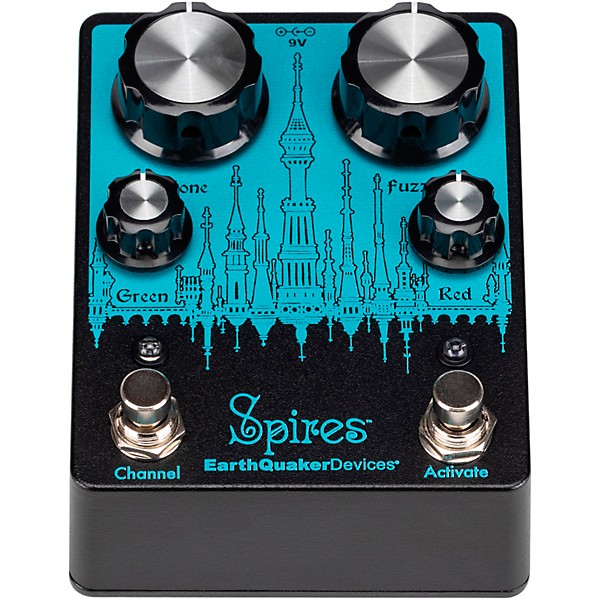 Open Box EarthQuaker Devices Spires - Nu Face Double Fuzz Guitar Effects Pedal Level 1
