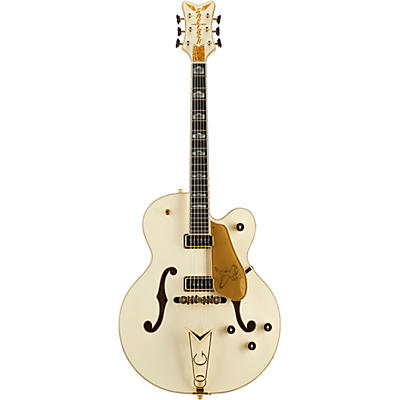Gretsch Guitars G6136-55 Vintage Select Edition '55 Falcon Hollowbody With Cadillac Tailpiece Vintage White for sale