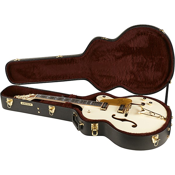 Open Box Gretsch Guitars G6136-55 Vintage Select Edition '55 Falcon Hollowbody with Cadillac Tailpiece Level 2 Vintage Whi...