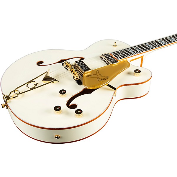 Gretsch Guitars G6136-55 Vintage Select Edition '55 Falcon Hollowbody With Cadillac Tailpiece Vintage White