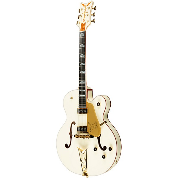 Gretsch Guitars G6136-55 Vintage Select Edition '55 Falcon Hollowbody With Cadillac Tailpiece Vintage White