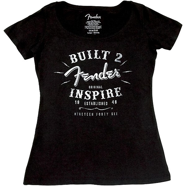 Fender Ladies Inspire T-Shirt Large Black