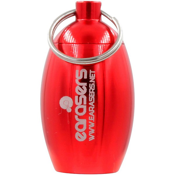 Earasers Ear Plug Carrying Case Red