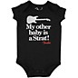 Fender Onesie My Other Baby is a Strat 12 Months Black thumbnail
