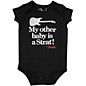 Fender Onesie My Other Baby is a Strat 18 Months Black thumbnail