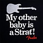 Fender Onesie My Other Baby is a Strat 18 Months Black