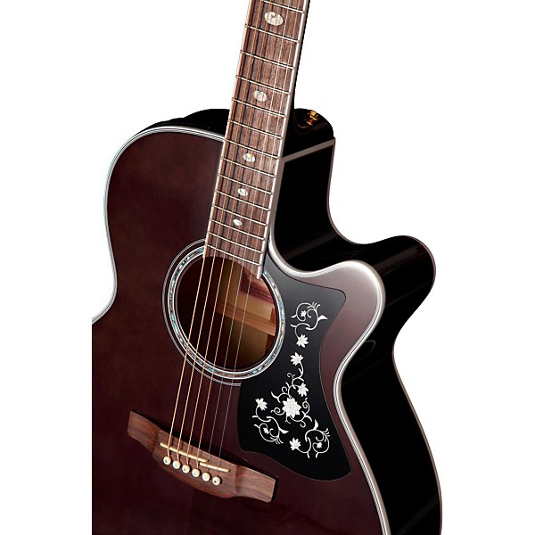 Open Box Takamine GN75CE Acoustic-Electric guitar Level 2 Transparent Black 190839420893