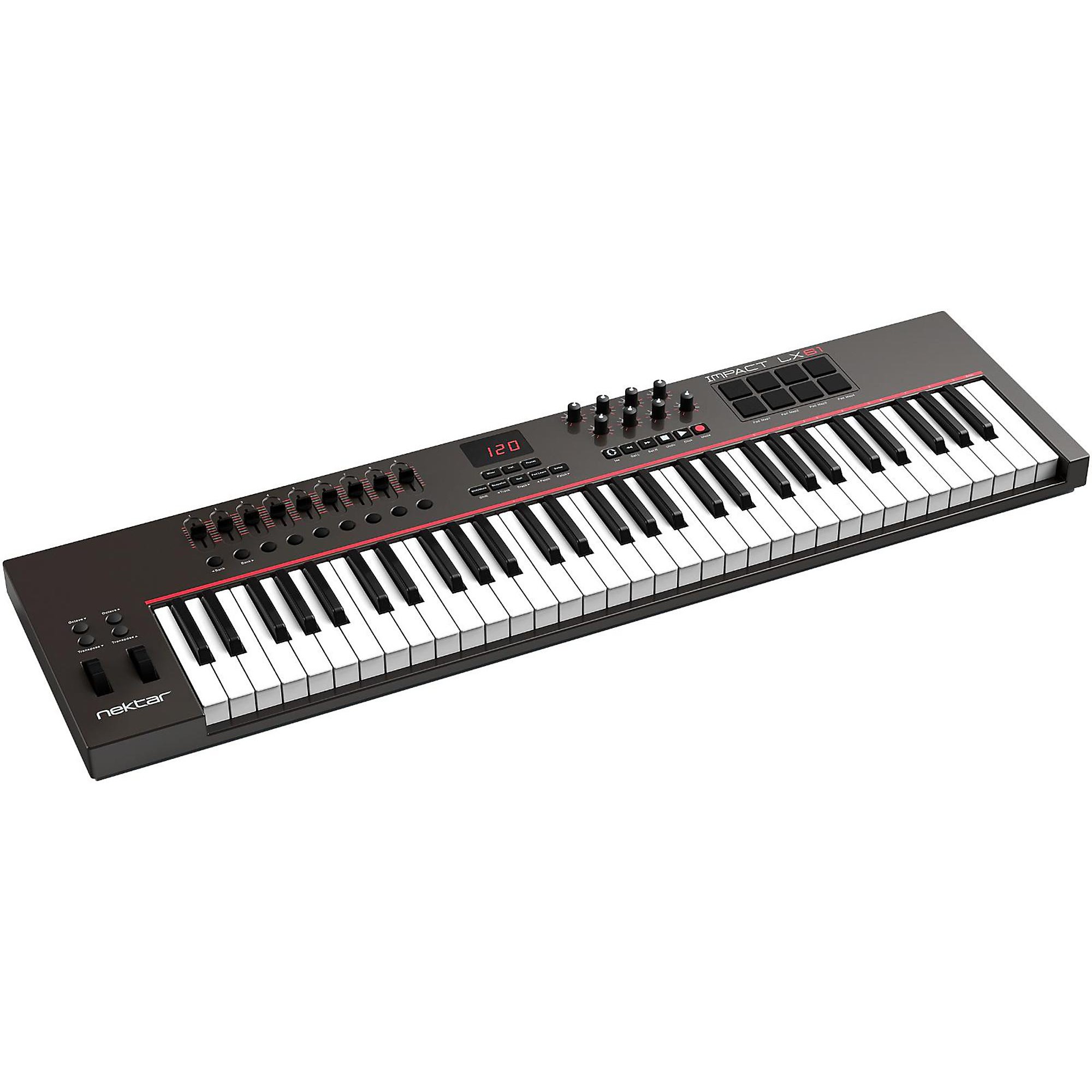 Nektar LX61 61‑Key USB MIDI Controller Keyboard | Guitar Center